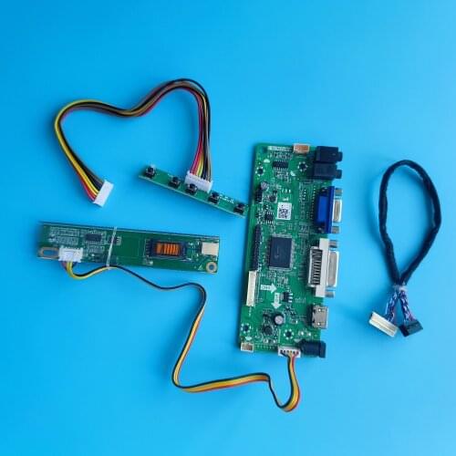 Controller board driver Kit M.NT68676 DVI 20pin VGA LCD DIY card For 12.1" B121EW03 V5/V4/V3/V2/V1/V8/V0 1280X800 Panel display