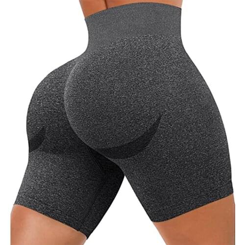 Push Up Leggings Short Butt Lifting Women Yoga Sport Shorts Seamless High Waist Workout Shorts Tummy Control Booty Leggin Short