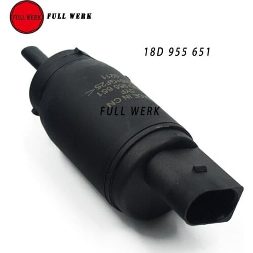 18D 955 651 Car Window Wash Cleaning Water Pump Motor 18D955651 for VW Passat Bora Audi A4 A6 S6 Skoda Auto Accessories