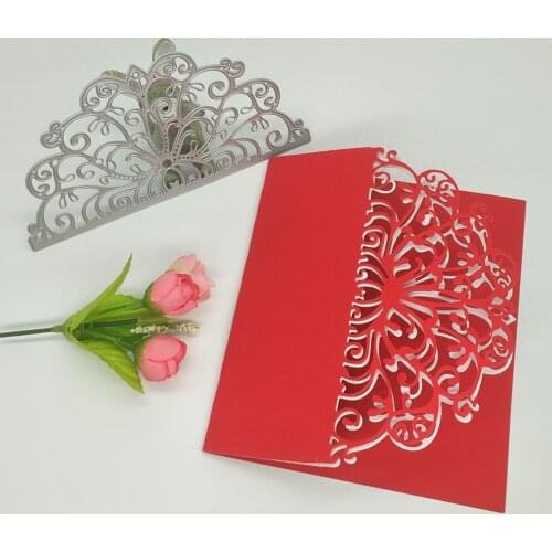 Semicircle hollow lace photo album metal cutting mold, scrapbook, photo frame, photo album decoration, DIY handmade art