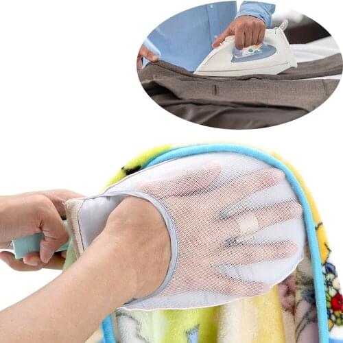 Portabe Hand-Held Mini Ironing Pad T-shirts Sleeve Ironing Board Holder Heat Resistant for Clothes Garment Anti Steam Gloves