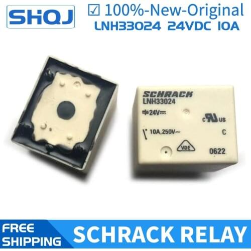 SCHRACK RELAY LNH33024 24VDC 10A Brand new and original relay