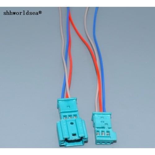 Shhworldsea 3 Pin 1-968700-1 1355620-1 Auto Stereo Connector Car Speaker Plug Treble Plug Rain Sensor Socket For VW BMW