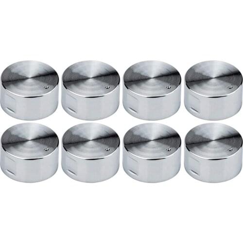 8Pcs Metal Gas Stove Knobs 6Mm Universal Cooker Control Range Oven Knobs Cooktop Burner Knob Gas Hob Switch