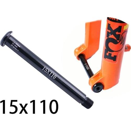 MTB Bicycle Fork Barrel Shaft 15 X 100mm Front Thru Axle Bike Skewer For FOX SC/32/34/36 Series Bicycle Accessories