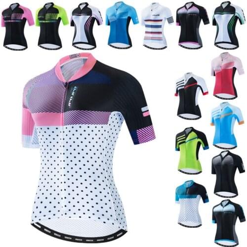 Weimostar 2021 Pro Cycling Jersey Women Team Racing Cycling Shirt Road Cycle Wear High Quality Mountain Bike Jersey Bicycle Tops