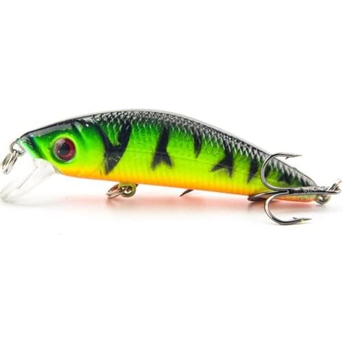 1Pcs Minnow Lifelike Fishing Lure 7CM 8.5G 6# Hooks Fish Wobbler Tackle Crankbait Artificial Japan Hard Bait Swimbait