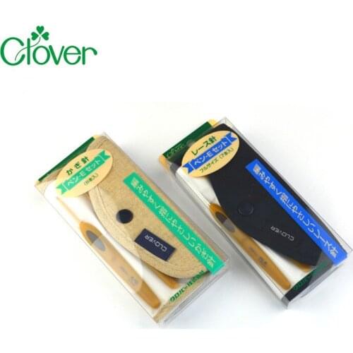 8pcs/set Japanese Crochet Hook Soft Touch Knitting Needles Tool Set Original authentic Imported from Japan With Gift Bag 2 Size