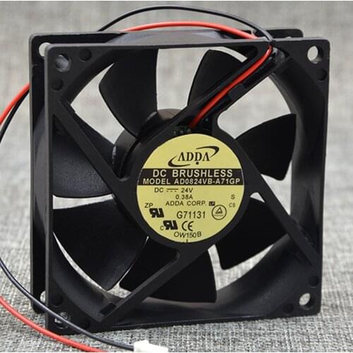 AD0824VB-A71GP For ADDA 8025 DC 24V 0.38A cooler Frequency Cooling Fan