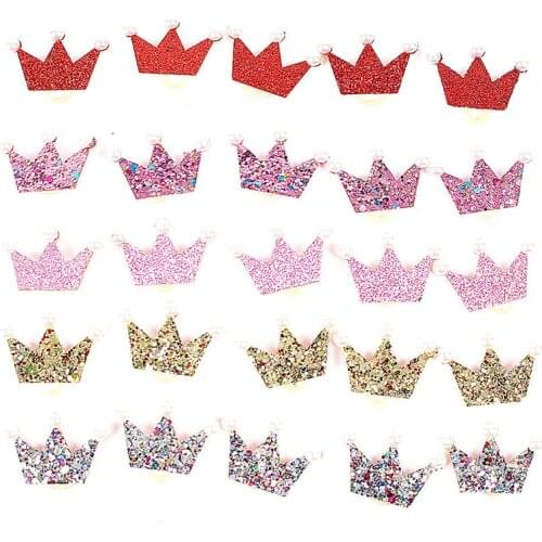 Shiny Bows Pearl Hair Rubber Bands with Diamond Crown Pet Elastic Rope Hairpin for Puppy Small Cats Dog Accessories