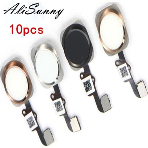 AliSunny 10pcs Home Button Flex Cable for iPhone 6s 4.7'' 6S Plus 6SP Menu Button Flex Cable Replacement Parts