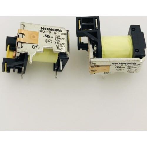 HF2110-1A-110DF 110VDC 4pin 30A 240VAC relays new orginal
