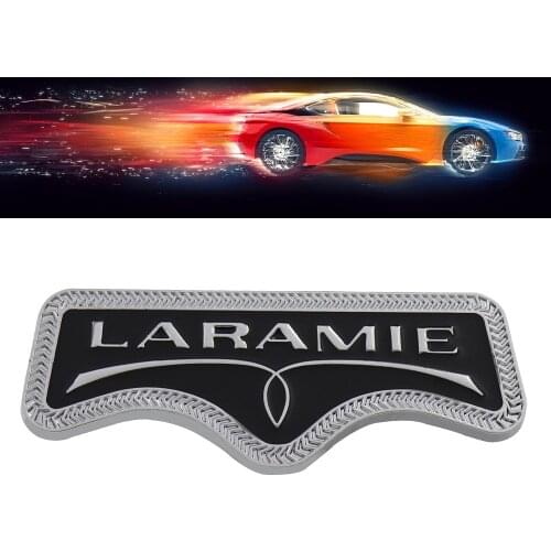 Chrome Black LARAMIE for Ram 1500 2500 Trunk Lid Tailgate Emblem Decal Badge Sticker