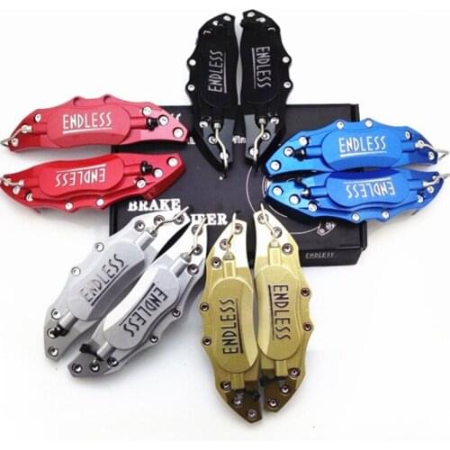 4 Pcs Car Auto Aluminum Alloy Brake Caliper Cover With 3D Endless Metal Car Styling Car Sticker For Front And Rear Free Shipping