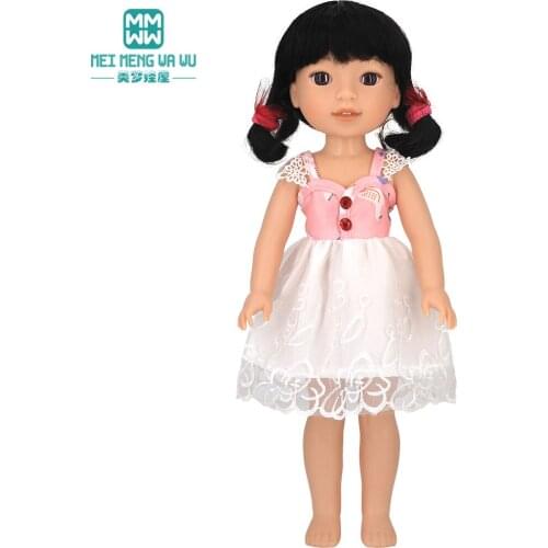 Doll clothes 35cm Toy new born doll and American doll Girls gift Fashion variety of princess dresses