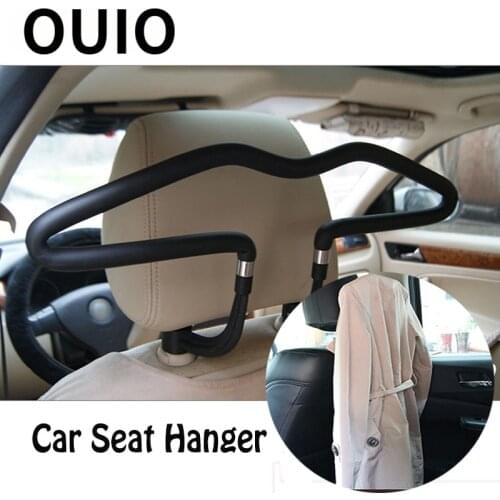 OUIO 1Pcs Car headrest stainless steel hanger for Nissan Juke X-trail Qashqai Opel Astra J H G Insignia Kia RIO Ceed Sorento