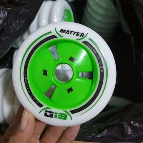 Professional Matter G13 Speed Inline Skate Wheels Skating Wheels F1 90 100 110mm Racing Competition Tires High Elasticity A121