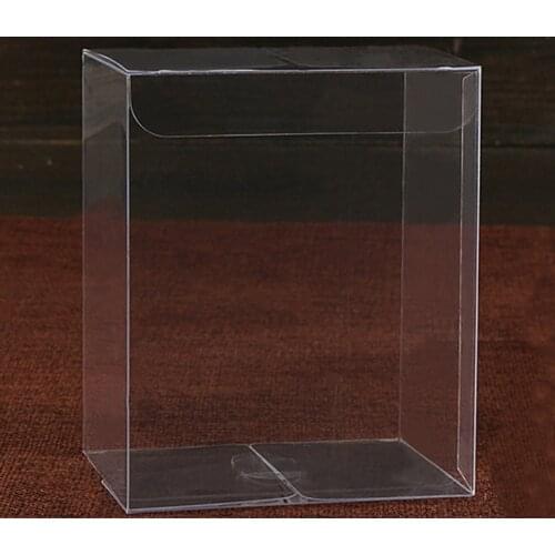 30pcs 8*10*15cm clear plastic pvc box packing boxes for gifts/chocolate/candy/cosmetic/cake/crafts square transparent pvc Box