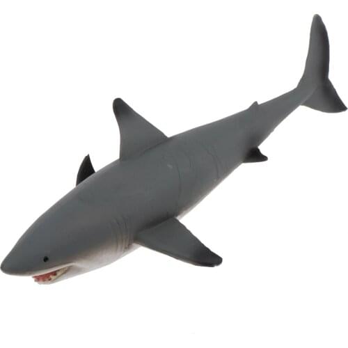18cm Realistic Carcharias Shark Figurines Sea Life Animal Model Collection for