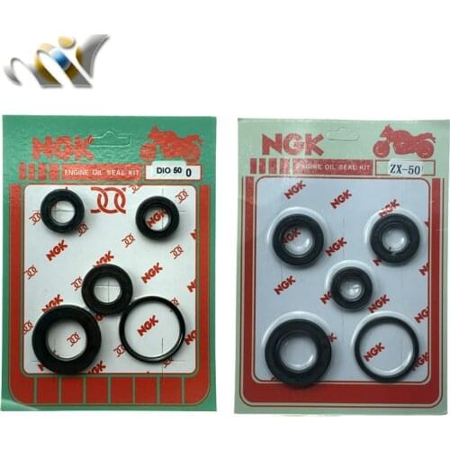 Scooter engine Oil Seal For Honda DIO 50 zx 34 35 DIO 18 28 Crankshaft seal Chinese suzuki Motorcycle crankshaft rubber seal atv