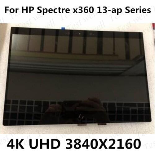 13.3 LCD Touch Screen Assembly UHD 3840X2160 for HP Spectre x360 13-ap series 13-ap0005tu 13-ap0023dx digitizer LED display