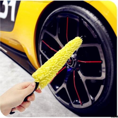 Car Wheel Wash Brush Cleaning Rims Tire Washing Tools for Ford Focus MK2 MK3 MK4 kuga Escape Fiesta Ecosport Mondeo Fusion
