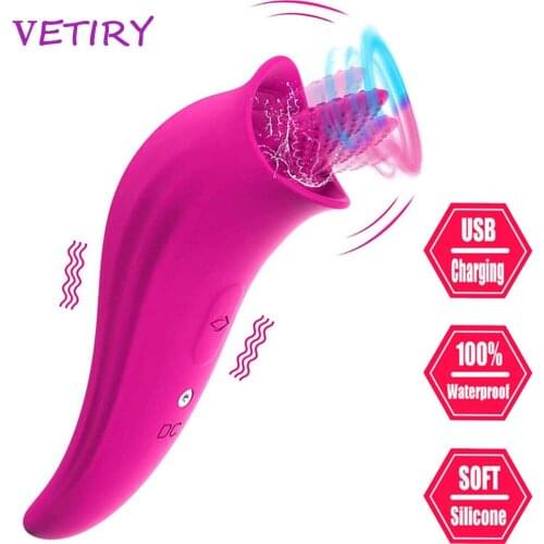Tongue Vibrator Clit Tongue Licking 8 Speeds Sex Toys Pussy Licking Toys for Women G-spot Massage Clitoris Stimulator Sex Shop