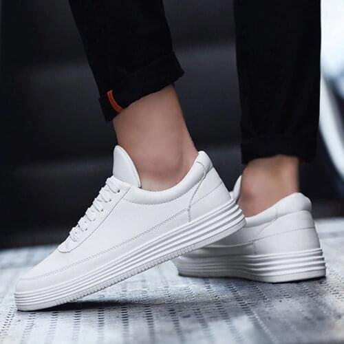 YUYAN HAPPY HOUR Men's Leather Sneakers