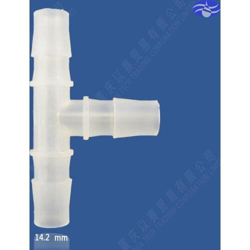14.2mm(9/16") Tee plastic pipe connector,hose connector,pipe fittings