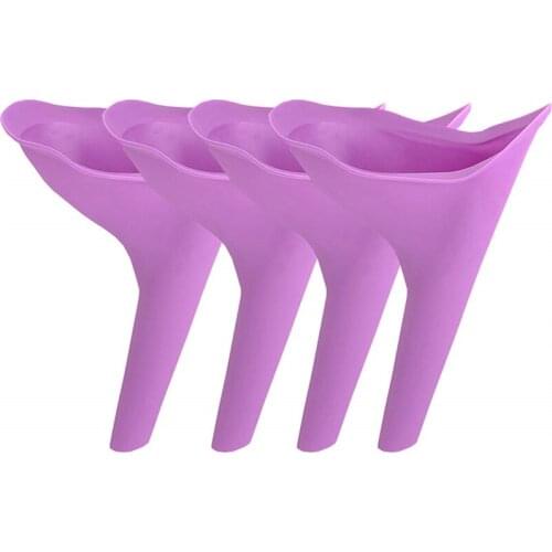 4 Pcs Portable Urinal Women Standing Pee Portable Urinal Funnel Lets Pee Standing Up For Travel Camping Hike Outdoor Pregnancy