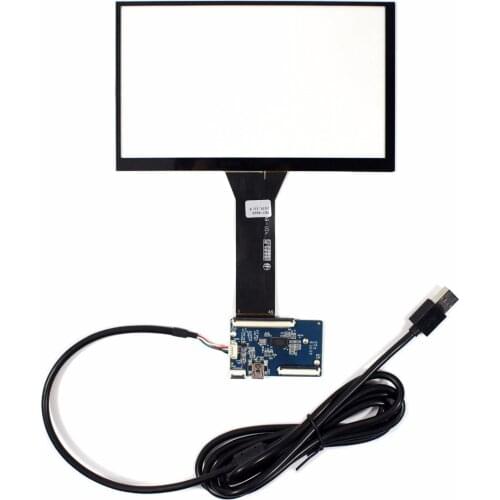 7" Capacitive Touch Screen+USB Controller For 800x480 AT070TN92 LCD Screen