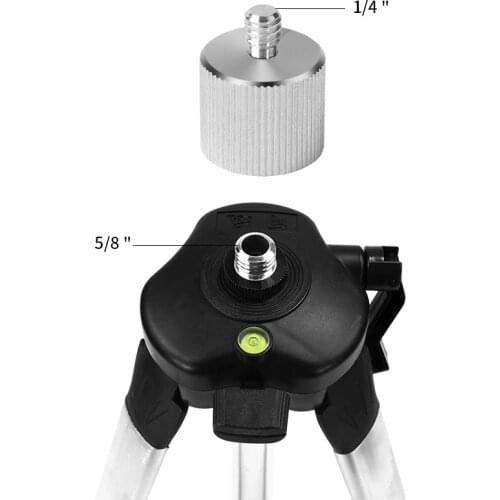 5/8'' to 1/4" adpater for 1/4 Thread Laser Level & Rangefinder 5/8" tripod stand