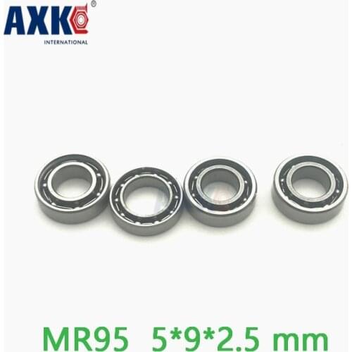 Axk Mr95 Open High Quality Miniature Bearing L950 5*9*2.5 Mm Mr95 Open Bearing For Rc Hobby Industry 10 Piece/lot