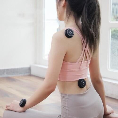Mini Electric Stimulators Massage Muscle Exerciser Neck Cervical Leg Arm Exercise Workout Home Fitness Relaxation Equipment