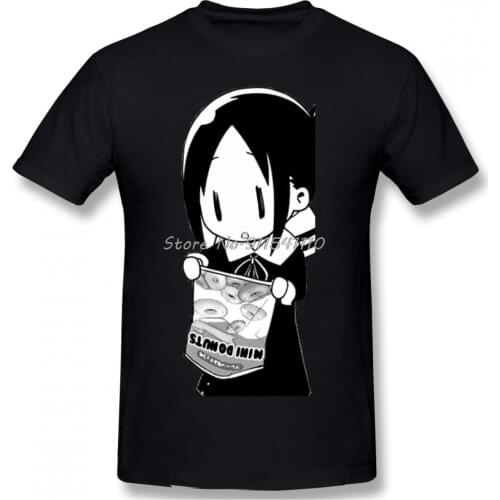 Men Comfort Kaguya sama Love Is War Romantic Comedy Anime Series T-Shirt Kaguya Chan Snack Pure Cotton Tees Harajuku TShirt