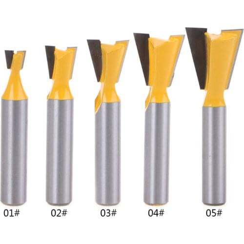 8mm Shank 14°Degree Grade Industrial Rod Dovetail Router Bit Swallow Tail Woodworking Etching Milling Tools For Wood Cutter D0AC