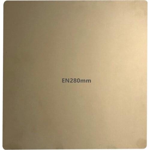 ENERGETIC New 280x280mm Removal Spring Steel Sheet applied PEI Build Plate with Magnetic Sticker for DIY 3D Printer Hot Bed