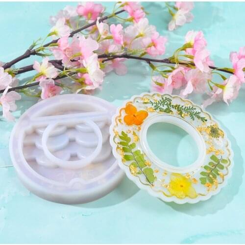 TC188 Eyelashes Tray Resin Silicone Mold Crystal Epoxy Stroage Box Mold For Jewelry Accessories Making