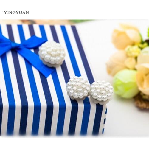 XT28 fashion headwear scarf magnet brooch pearl flower hijab clips