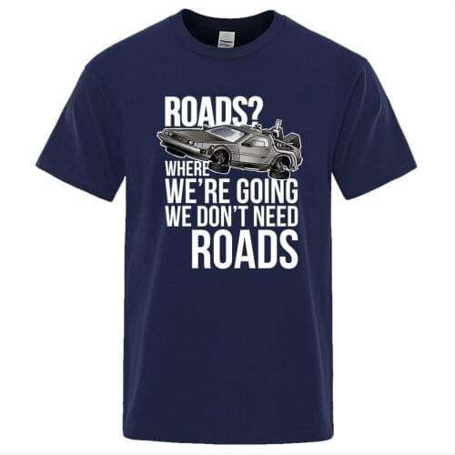 Back to future Print T-shirts Men 2020 Summer Cotton Short Sleeve Man T shirt Fashion Hip Hop Loose Tops Harajuku Streetwear