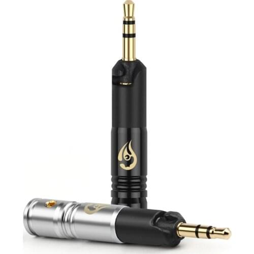 HD Jack 2.5 Adapter 3 Poles Stereo Gold Plated Copper Headphone Extension Wire Connectors For HD558 HD518 HD598 2.5mm Headset