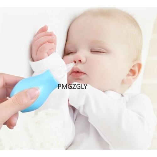 Portable Baby Toddler Nasal Aspirator Nose Mucus Cleaner Snot Sucker Pump Newborn Baby Silcone Airpump Nose Cleaner for Kids New