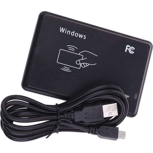 RFID Reader USB Port EM4100 TK4100 125khz ID Contactless Sensitivity Smart Card Support Window System/Linux