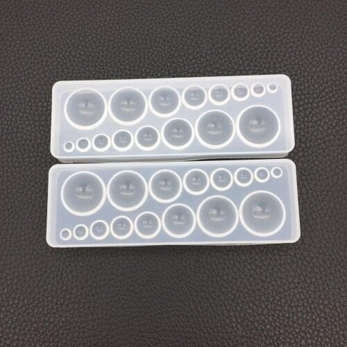 DIY Crystal Epoxy Resin Molds Time Stone Crafts Round Handmade Cake Fondant Chocolate Jewelry Tools