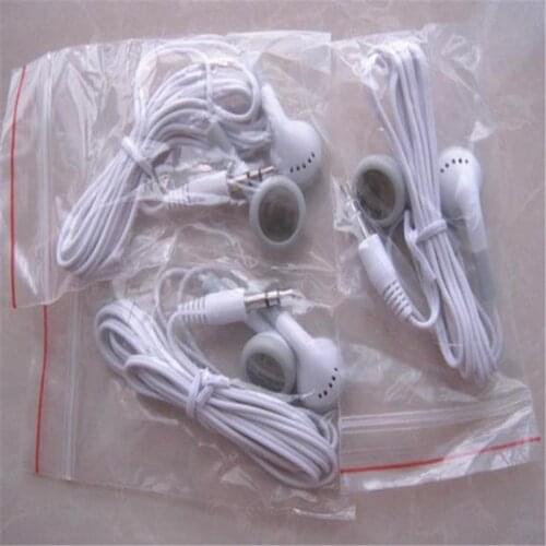 Cheapest disposable earphones for bus or train or plane one time use One-off factory price 3000pcs/lot