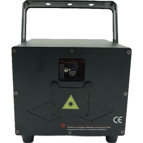 Stage Laser Light 3W RGB full color Animation Laser Light Auto Sound DMX ILDA 256 patterns SD card