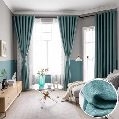 2019 New Modern Europe Blackout Curtains For Living Room Window Fabrics Tend Bedroom Made Ready Drapes Blinds Curtains Finished