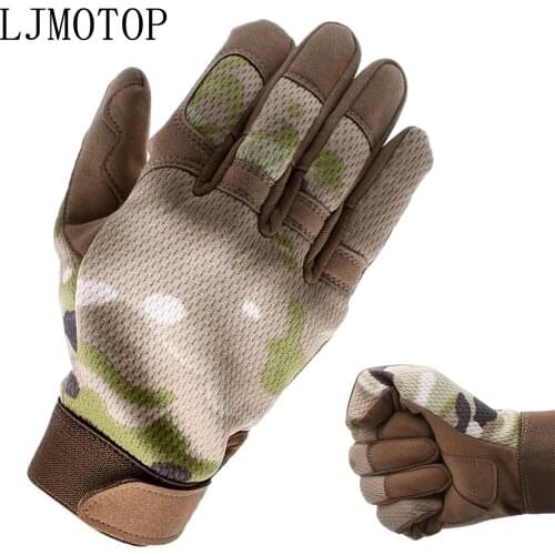 High Quality Motorcycle Full Finger Gloves Polyester Motorbike Road Racing Team Glove Men Color Winter Thermal Moto Accessories