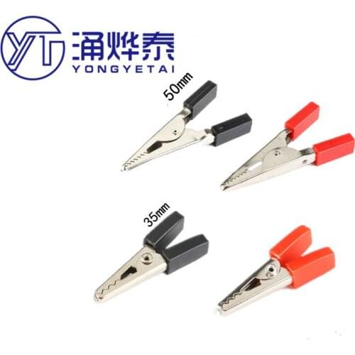 YYT 20PCS High quality large alligator clip sheath clip small experiment clip test clip power clip battery clip wire clip