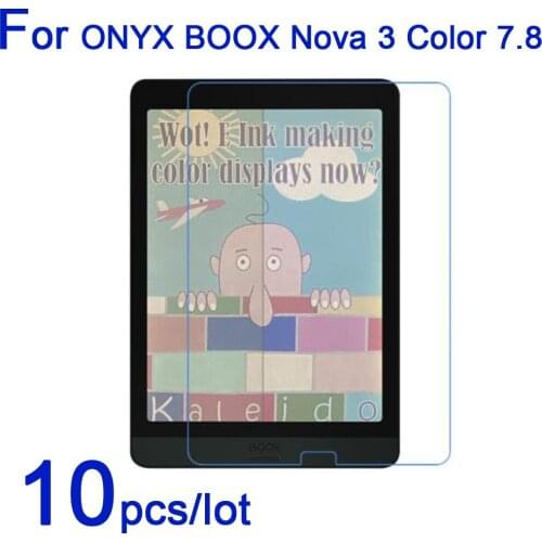 10pcs/lot Soft Clear/Matte/Nano Explosion-Proof Protective Films for ONYX BOOX Nova 3 Color 7.8" Ebook Tablet Screen Protectors